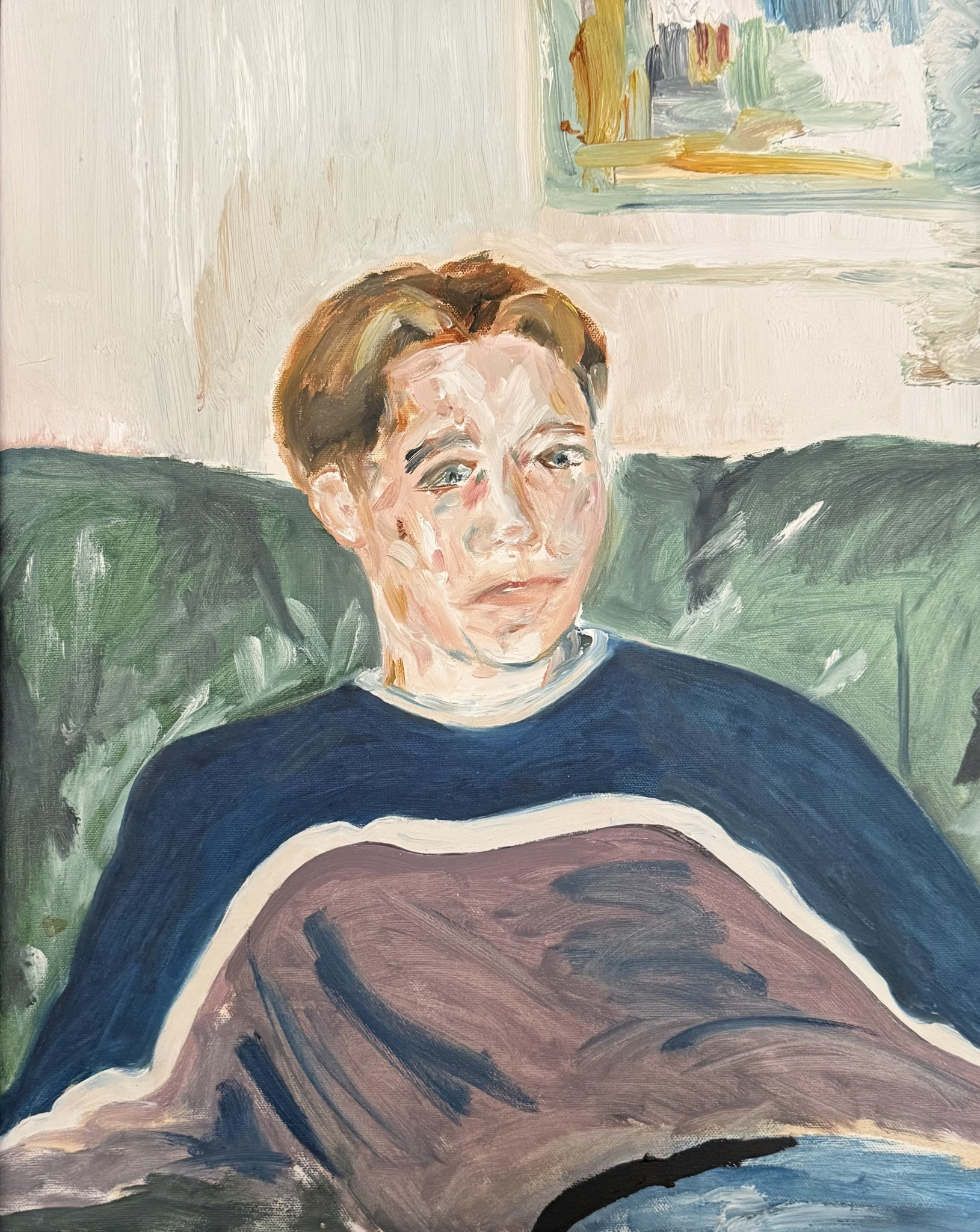 Josh, painting by Robert G. Fishman
