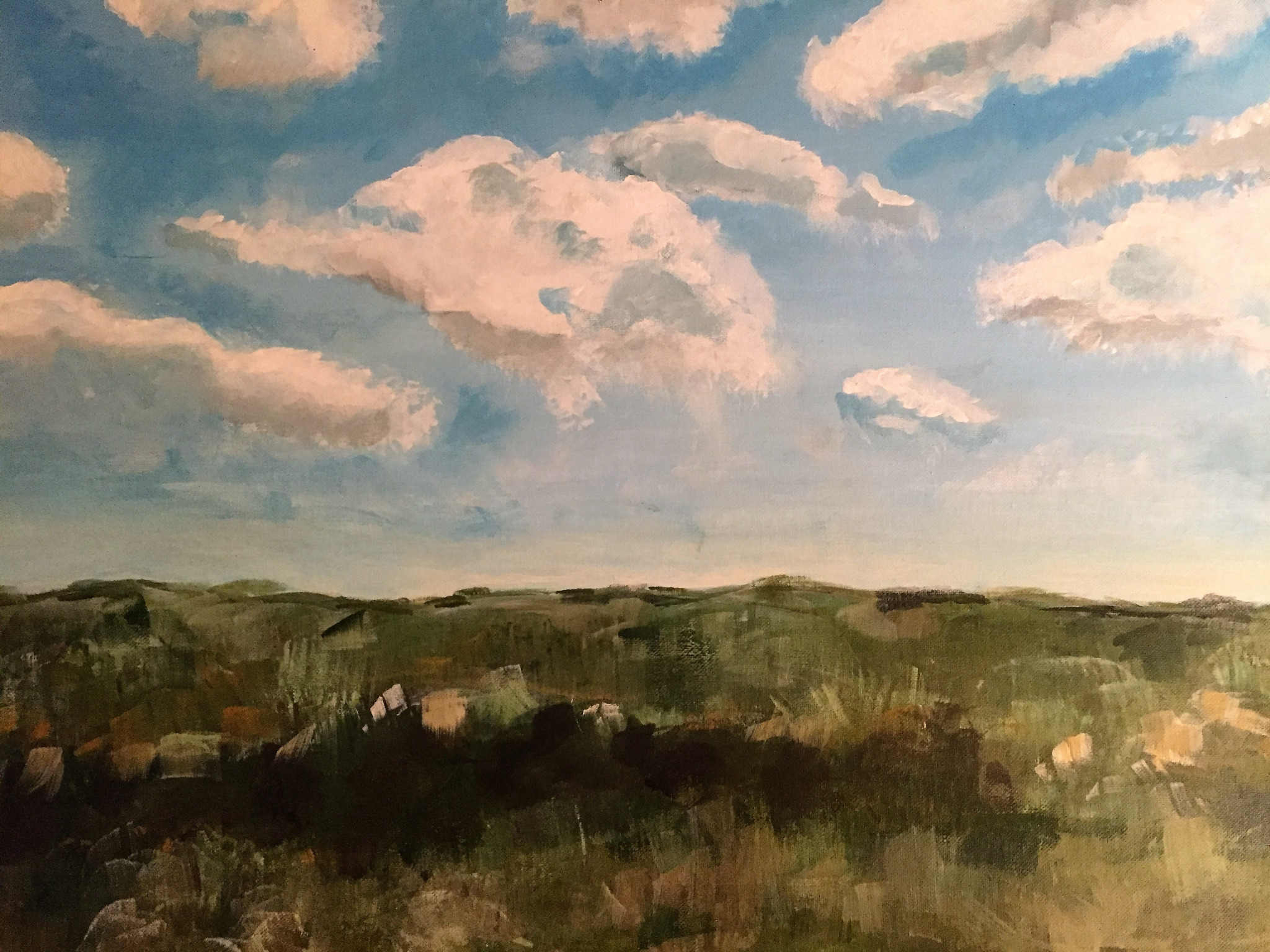 Loxahatchee, painting by Robert G. Fishman