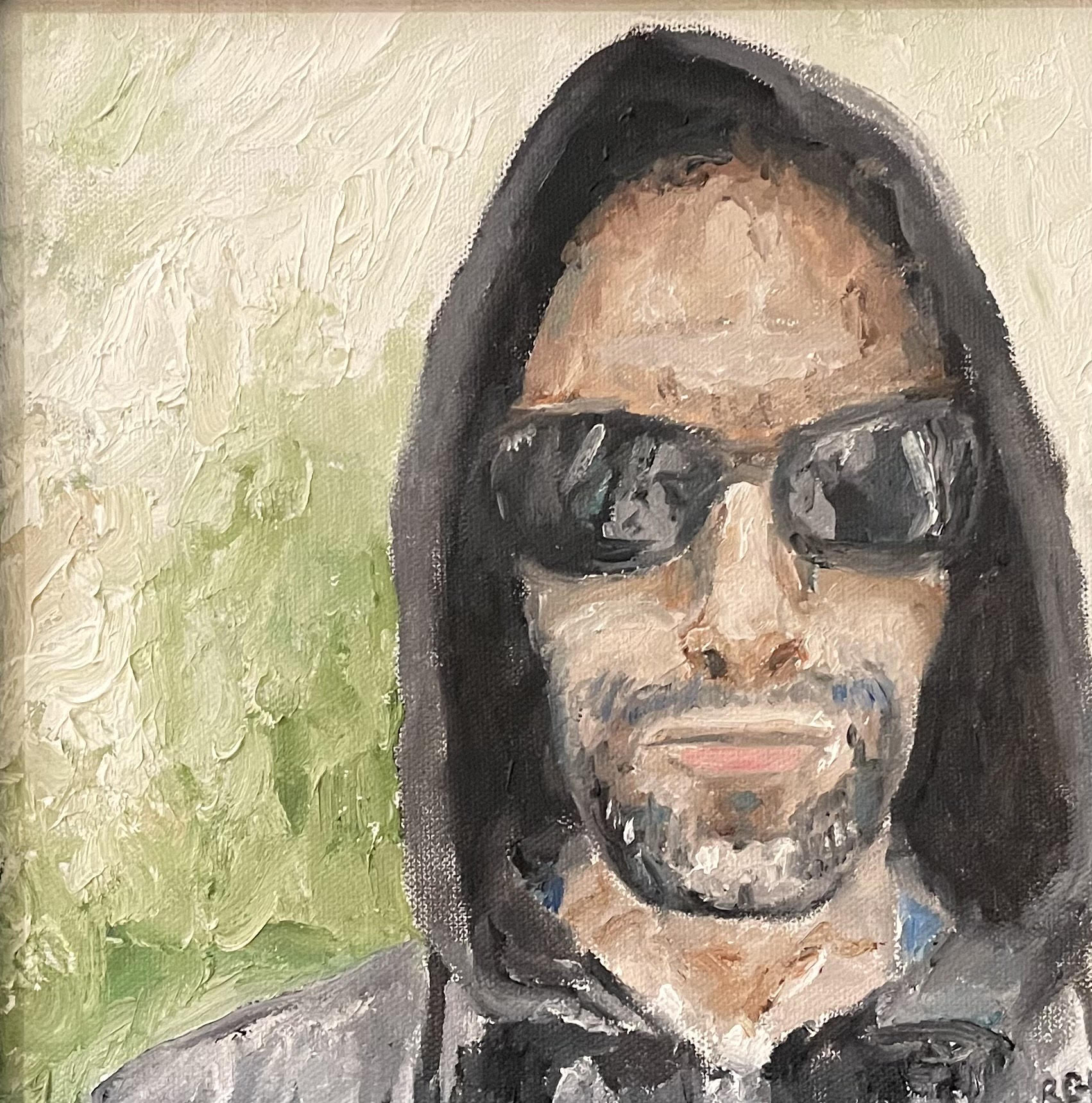 Mike, painting by Robert G. Fishman
