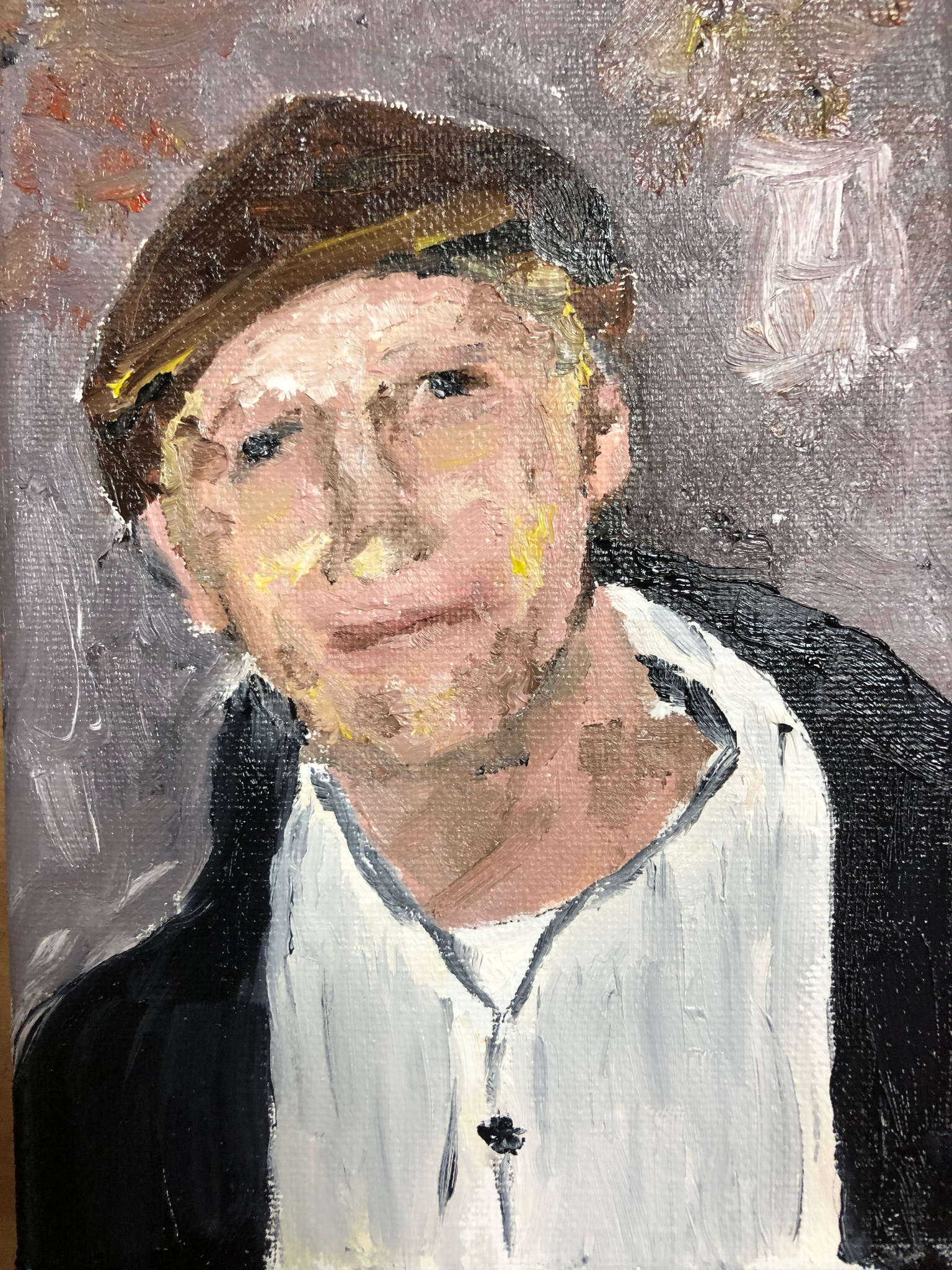 Rick, miniature portrait by Robert G. Fishman, 5 by 7 inches