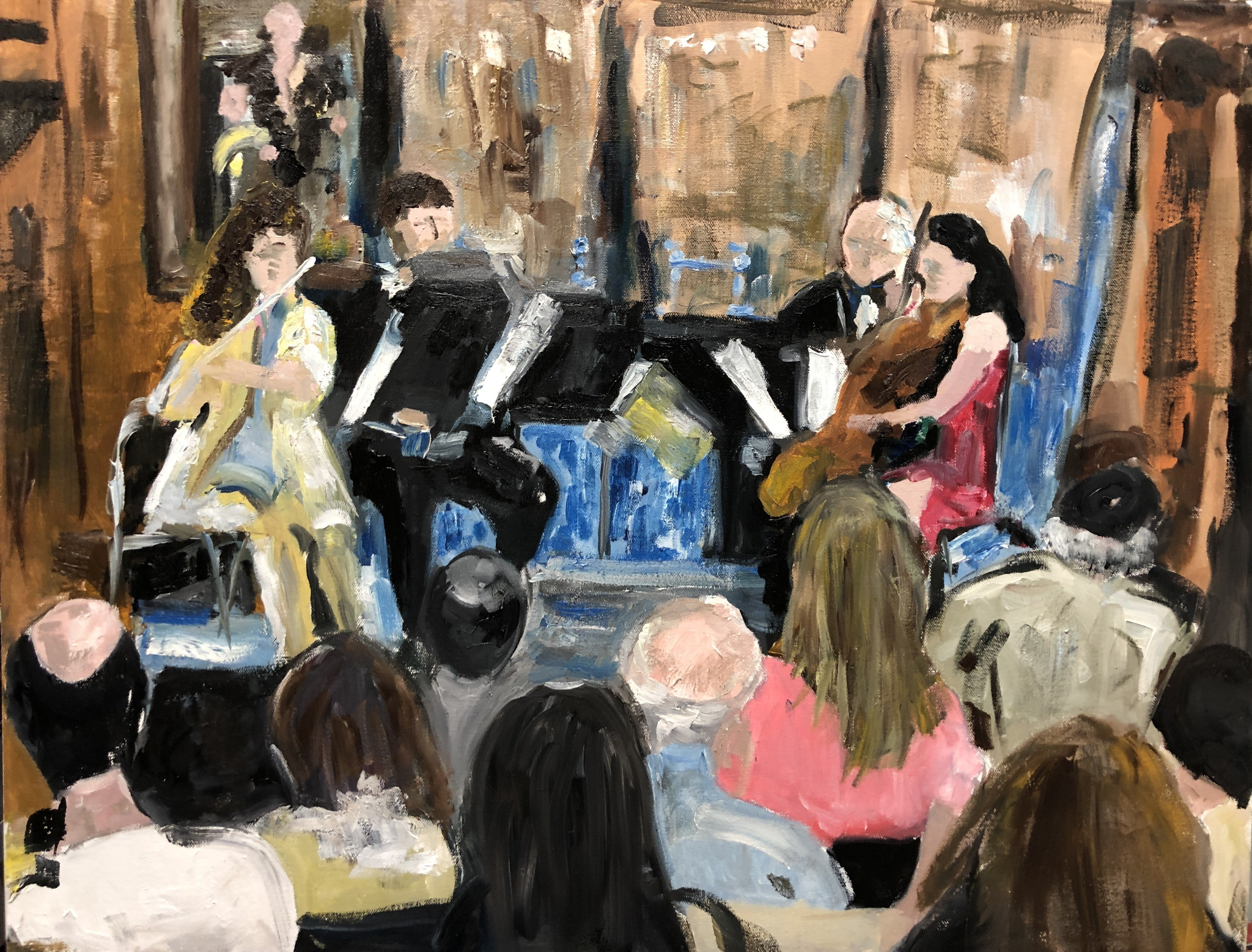 The Concert, painting by Robert G. Fishman