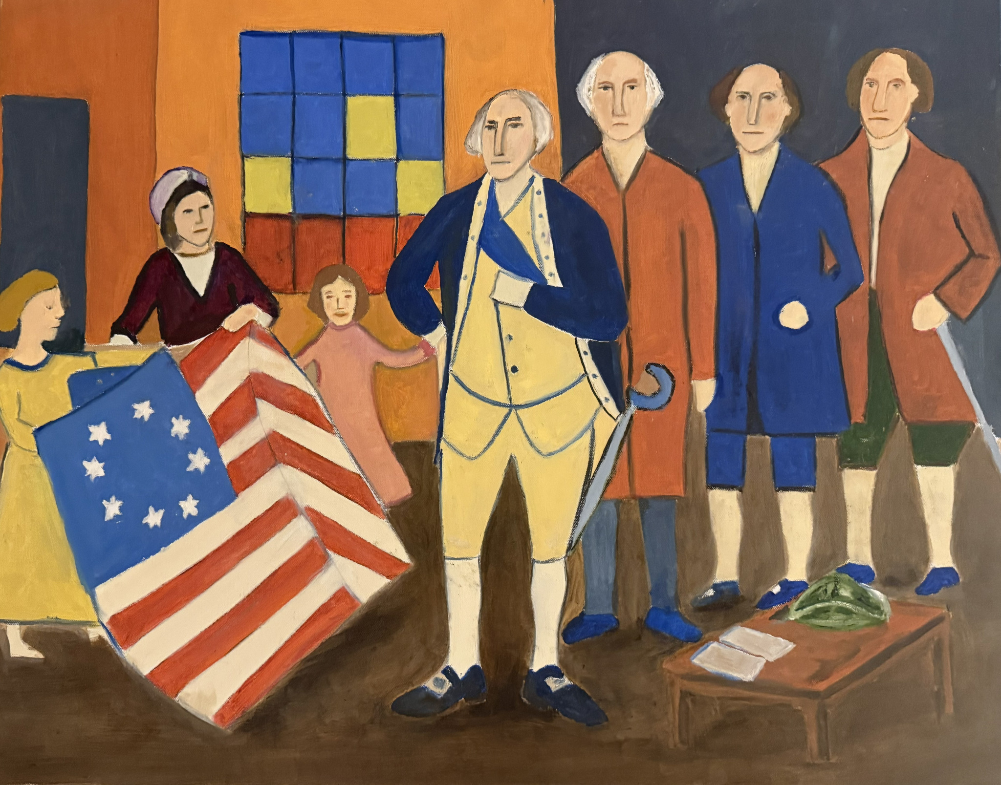 The Presentation, painting by Robert G. Fishman