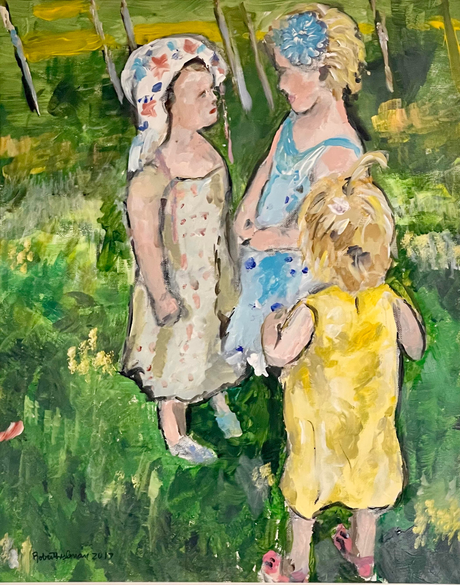 The Wedding Guests, painting by Robert G. Fishman
