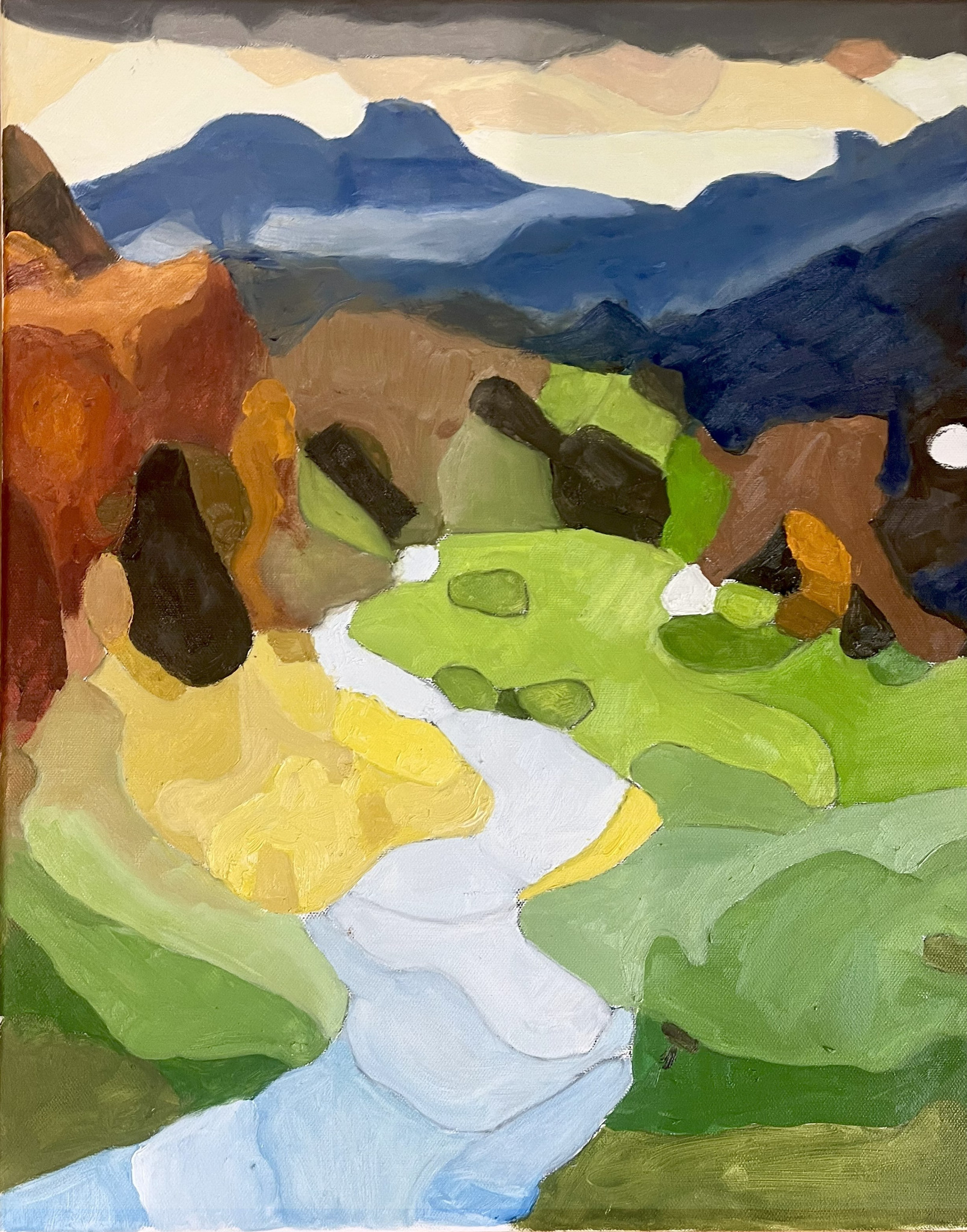Through the Haze of Time, panel 2 of The Art of Forgetting by Robert G. Fishman